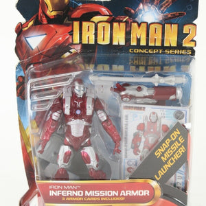 Iron Man2 Concept Series Inferno Mission Armor Missle Launcher Figure