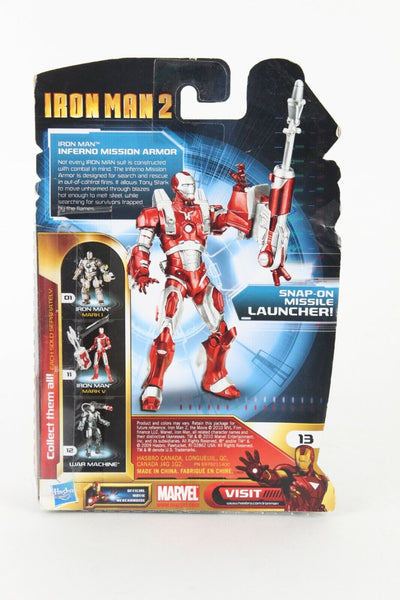 Iron Man2 Concept Series Inferno Mission Armor Missle Launcher Figure