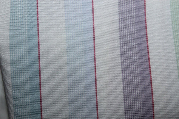 Gloria Vanderbilt NEW $34 Sz S White Mint Multi Stripe Cotton Blend Top