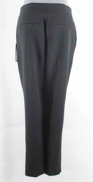 Eva Mendes NY&C NEW $70 Sz 6 Black Pocketed Slim Polyester Blend Pant