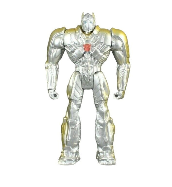 Hasbro 2013 Transformers Silver Knight Optimus Prime 11" Collect Action Figure