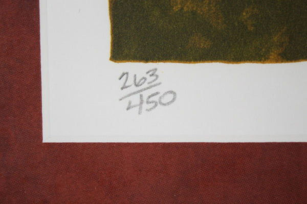 Emile Bellet Promenade Borree Signed 263/450 13 x 16 Matted Framed Print