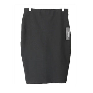 Haute Monde NEW Sz M Black Pull On Bodycon Polyester Spandex Skirt