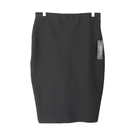 Haute Monde NEW Sz M Black Pull On Bodycon Polyester Spandex Skirt
