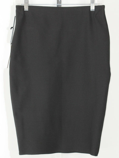 Haute Monde NEW Sz M Black Pull On Bodycon Polyester Spandex Skirt