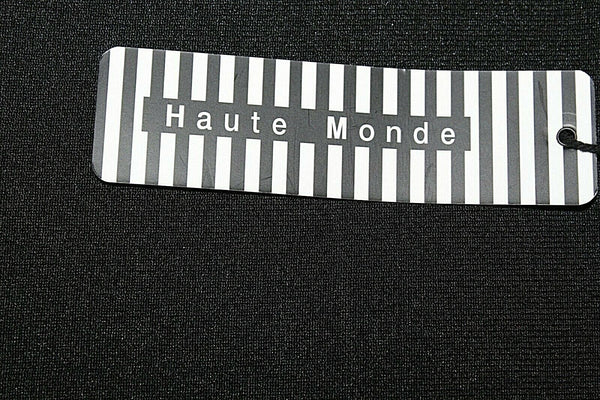 Haute Monde NEW Sz M Black Pull On Bodycon Polyester Spandex Skirt