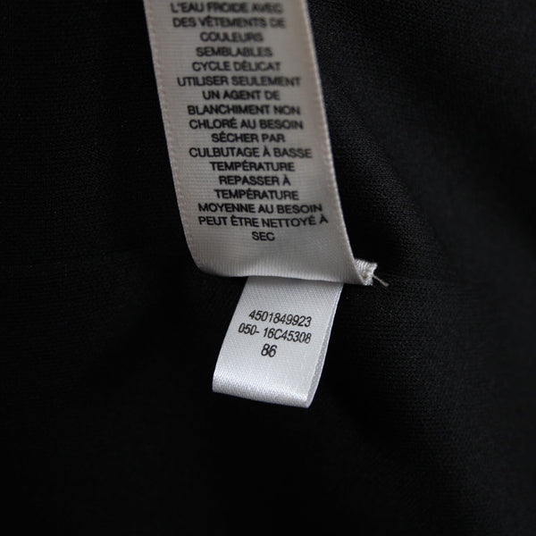 Chicos NEW $139 Sz 0.5 Black Cold Shoulder Seamed Polyester Spandex Dress