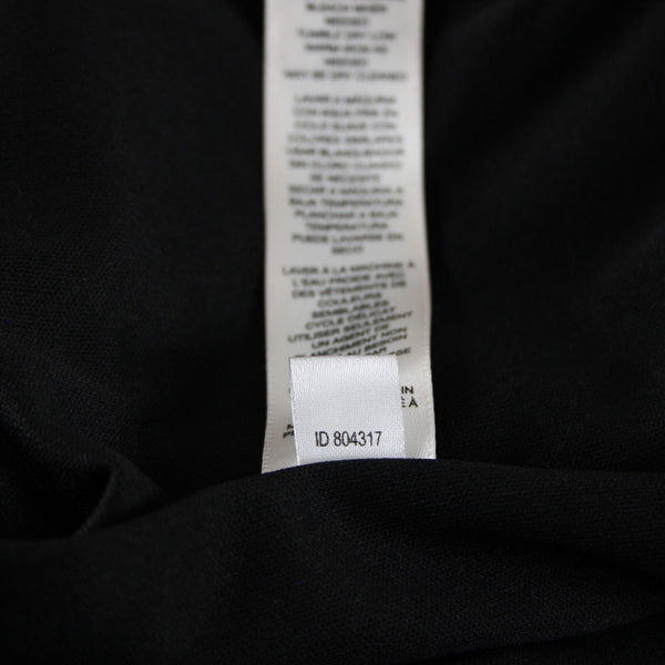 Chicos NEW $139 Sz 0.5 Black Cold Shoulder Seamed Polyester Spandex Dress