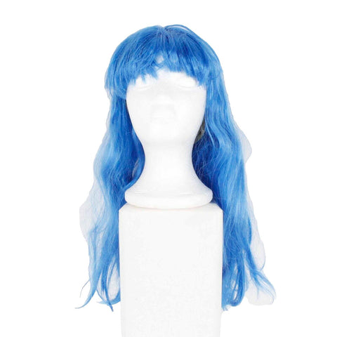 Forum Novelties NEW Adult Blue Long Wig with Bangs