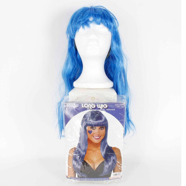 Forum Novelties NEW Adult Blue Long Wig with Bangs