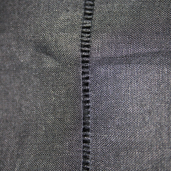 Due Per Due NEW $128 Tropicana Sz 16 x 30 Black Pockets Elastic Waist Linen Pant