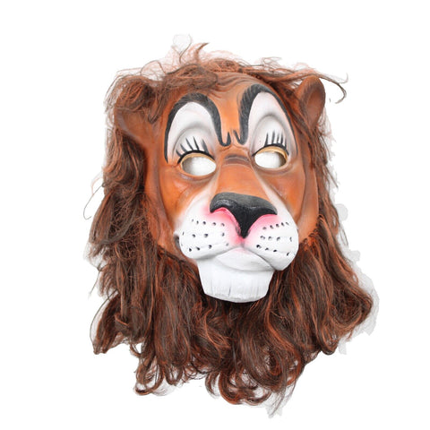 Lion Latex Painted Full Head Halloween Mask