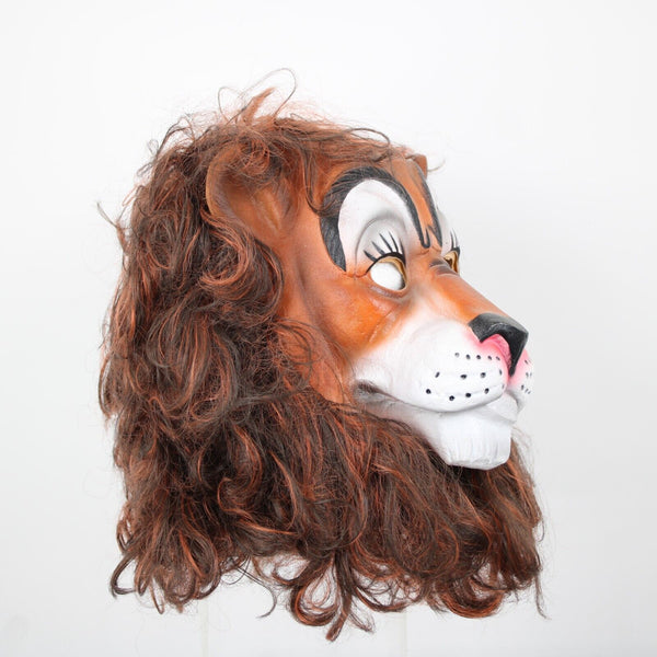 Lion Latex Painted Full Head Halloween Mask