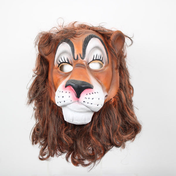 Lion Latex Painted Full Head Halloween Mask