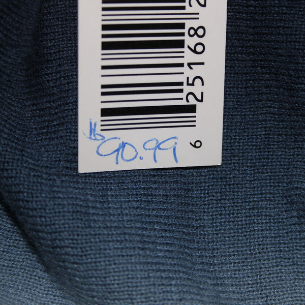 Tribal NEW $91 Sz M Blue White Ombre V Neck Aysmm Cotton Viscose Sweater