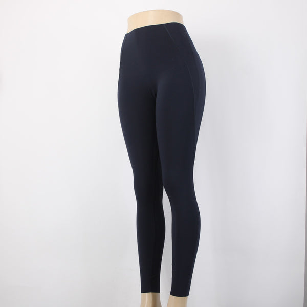 Lorna Jane AW Pant Sz No Size S? x 26 Navy Blue Pockets No Fabric Label AW Pant