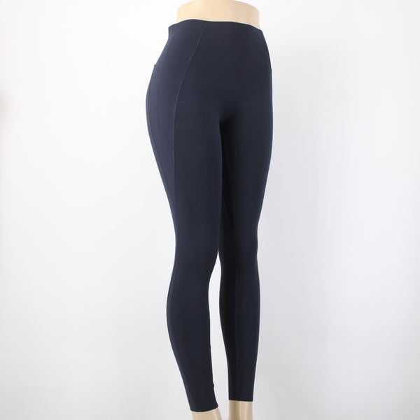 Lorna Jane AW Pant Sz No Size S? x 26 Navy Blue Pockets No Fabric Label AW Pant
