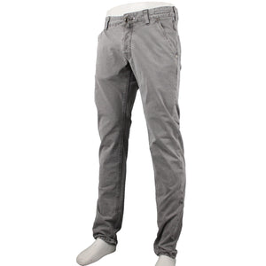 Jacob Cohen Sz 33 x 35 Gray Denim Handmade Tailored Cotton Elastane Jeans