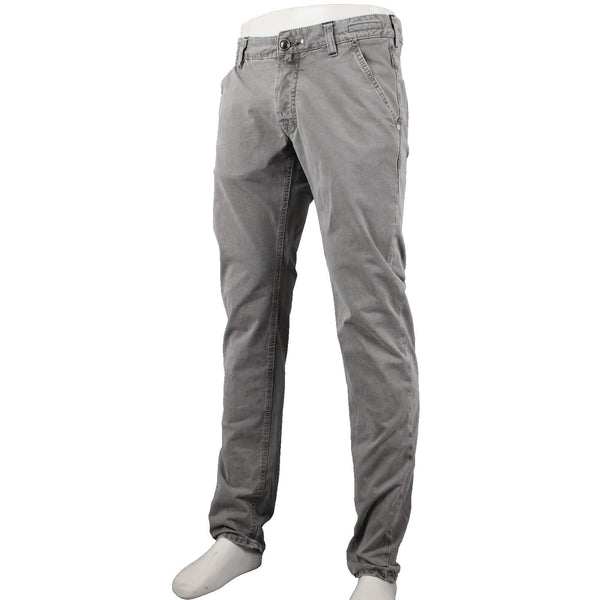 Jacob Cohen Sz 33 x 35 Gray Denim Handmade Tailored Cotton Elastane Jeans