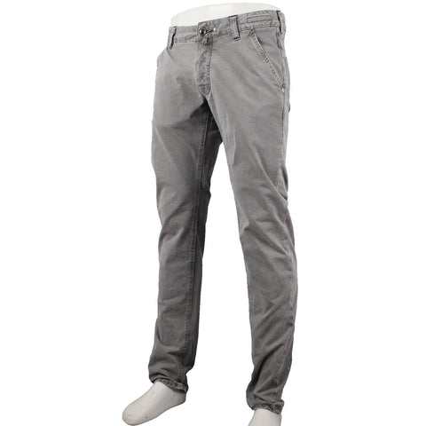 Jacob Cohen Sz 33 x 35 Gray Denim Handmade Tailored Cotton Elastane Jeans
