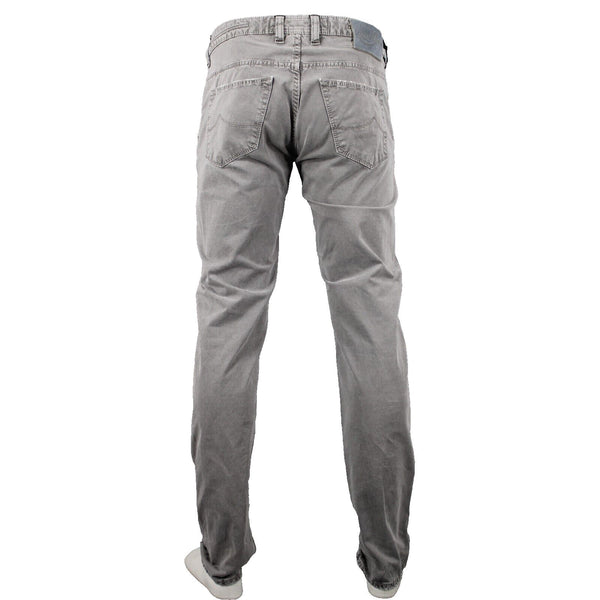 Jacob Cohen Sz 33 x 35 Gray Denim Handmade Tailored Cotton Elastane Jeans