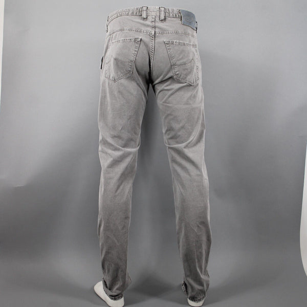 Jacob Cohen Sz 33 x 35 Gray Denim Handmade Tailored Cotton Elastane Jeans
