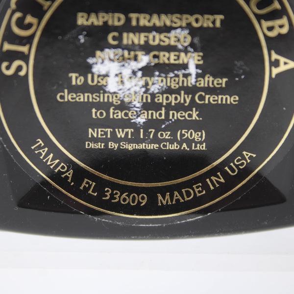 Signature Club A Creme SEALED 50g Rapid Transport C Infused Night Creme