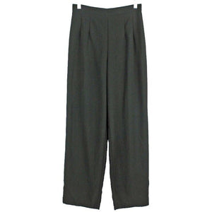 Connected Apparel Sz 10 X 29.5 Black Back Zip Polyester Crepe Pant