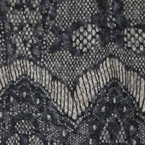 Weston Wear Dress Sz S Black Tan Nude Lace Ruffles Mesh Nylon Acrylic Wool Dress