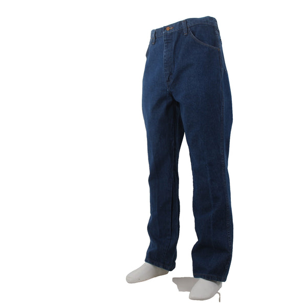 Wrangler Jeans Sz 38 x 32 Blue Denim Pockets 100% Cotton Jeans