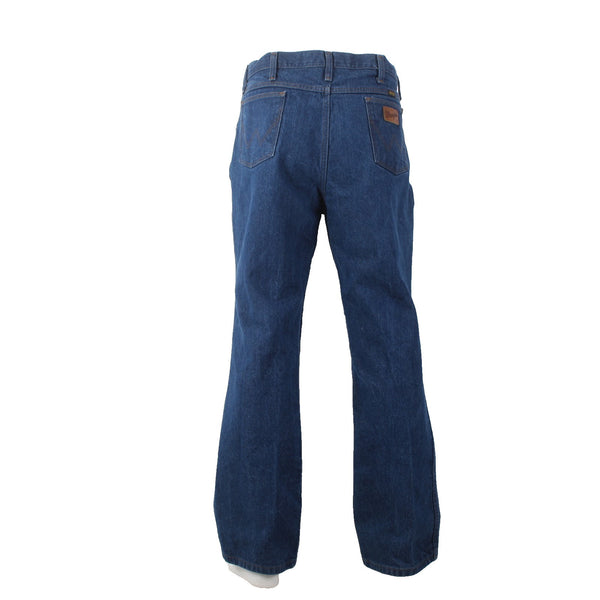 Wrangler Jeans Sz 38 x 32 Blue Denim Pockets 100% Cotton Jeans