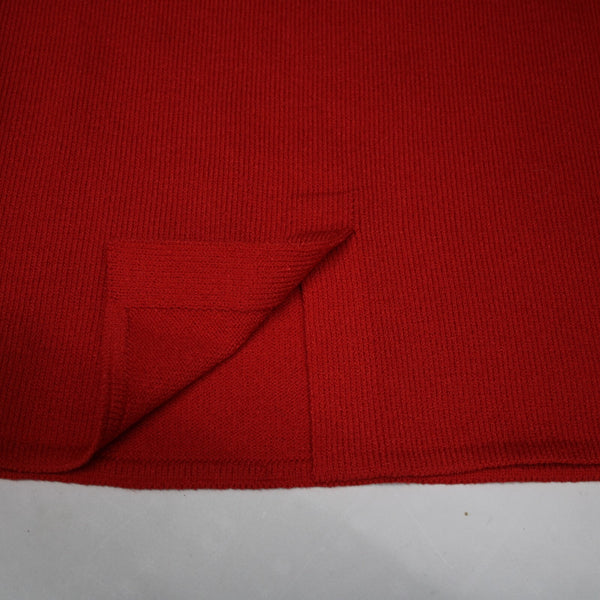 Toula Sz 4 Red Elastic Waist Knee Length Pencil AS IS Skirt