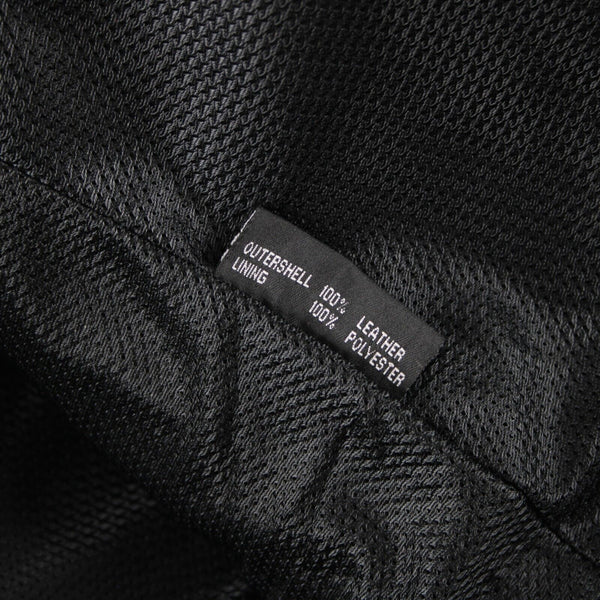 First Classics Sz M Black Detachable Vest Pockets 100% Leather Poly Lined Jacket