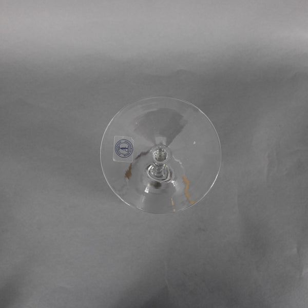 Romania Wine Glasses Gold Multi Carved Painted Hand Crafted 10" Wine Glasses