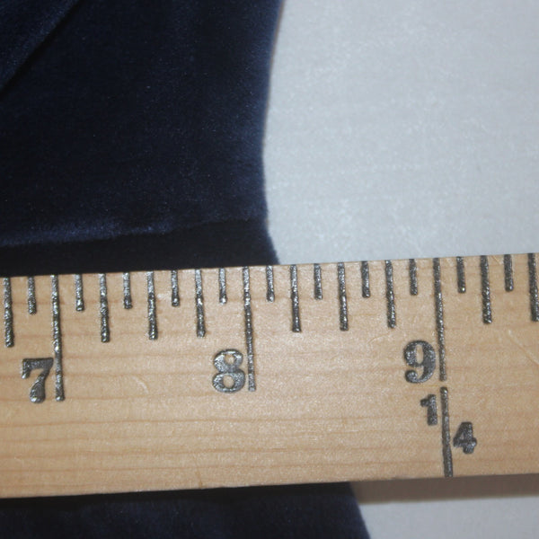 Juicy Couture Pant NEW $169 Sz M x 34 Navy Blue Silver Velour Poly Spandex