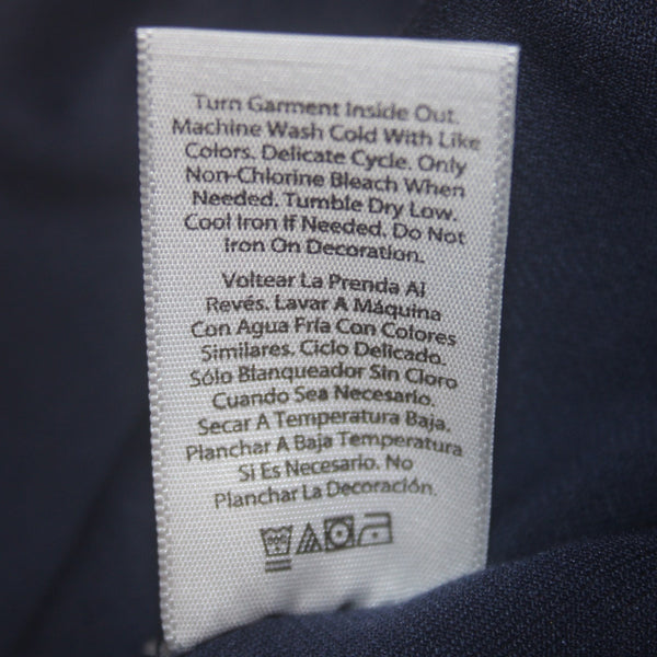 Juicy Couture Pant NEW $169 Sz M x 34 Navy Blue Silver Velour Poly Spandex