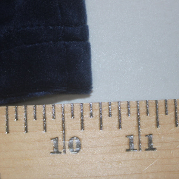 Juicy Couture Pant NEW $169 Sz M x 34 Navy Blue Silver Velour Poly Spandex