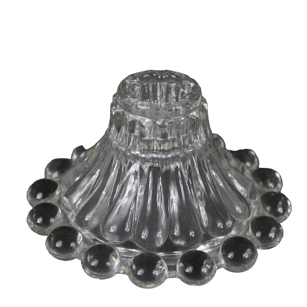 Fenton Clear Crystal 4.5" Candle Stick Holder