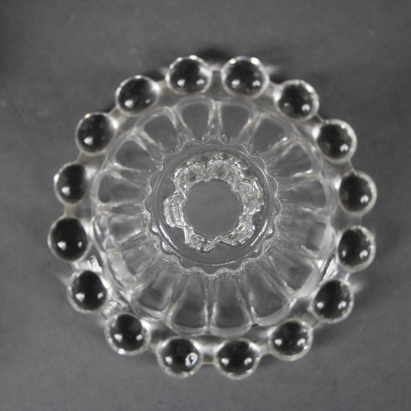 Fenton Clear Crystal 4.5" Candle Stick Holder