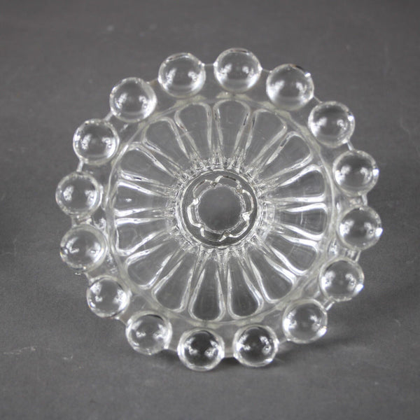 Fenton Clear Crystal 4.5" Candle Stick Holder