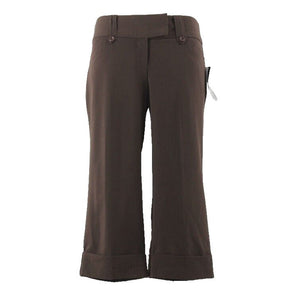 Tracy Evans Sz 7 NWT $38 Brown Polyester Rayon Spandex Dress Capri