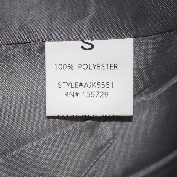 Athina Blazer Jacket $69 Sz S Gray Multicolor Plaid Sequin 100% Polyester Jacket