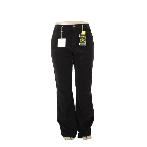 NYDJ NEW $98 Sz 16 x 35 Brown Corduroy Tummy Tuck Cotton Spandex Pant