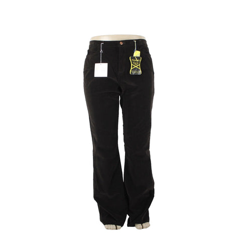 NYDJ NEW $98 Sz 16 x 35 Brown Corduroy Tummy Tuck Cotton Spandex Pant