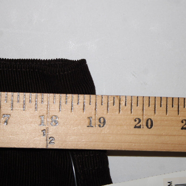 NYDJ NEW $98 Sz 16 x 35 Brown Corduroy Tummy Tuck Cotton Spandex Pant