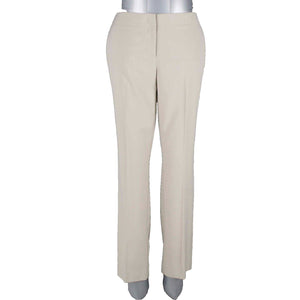 Chicos NEW Sz 00 x 29 Tan Slim Trouser Polyester Viscose Spandex Pant
