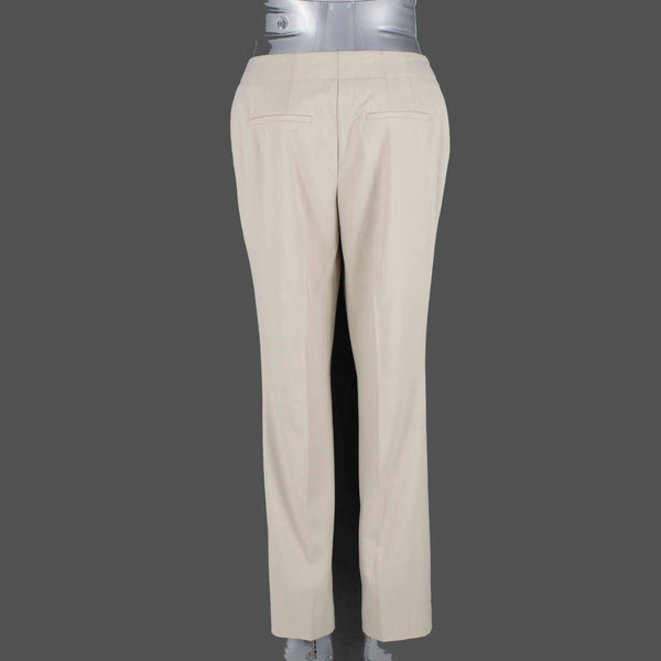 Chicos NEW Sz 00 x 29 Tan Slim Trouser Polyester Viscose Spandex Pant