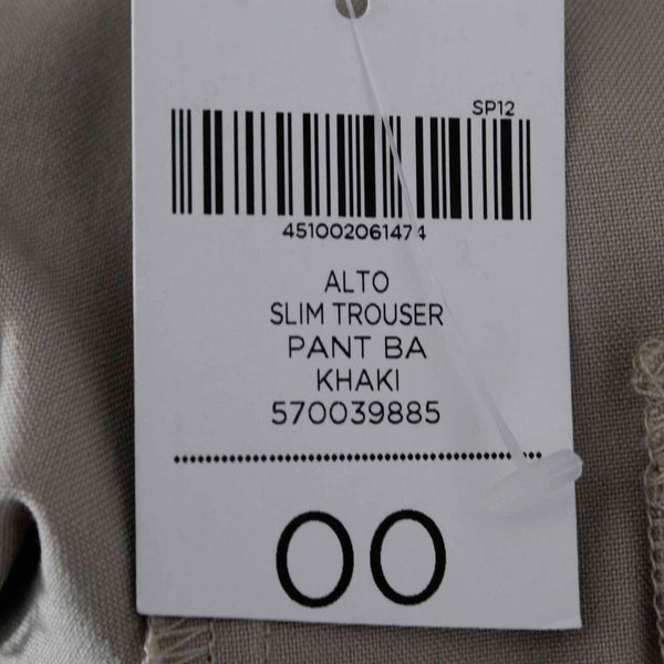 Chicos NEW Sz 00 x 29 Tan Slim Trouser Polyester Viscose Spandex Pant