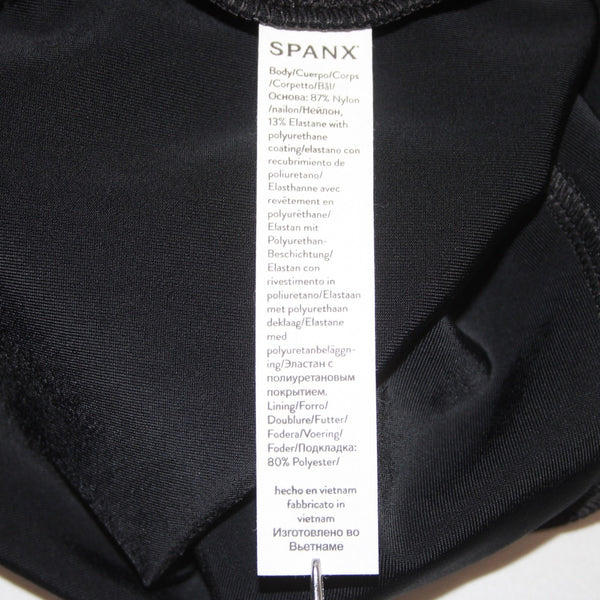 Spanx Pant NEW Sz 3X x 26 Black Pull On Faux Leather Nylon Elastane Pant