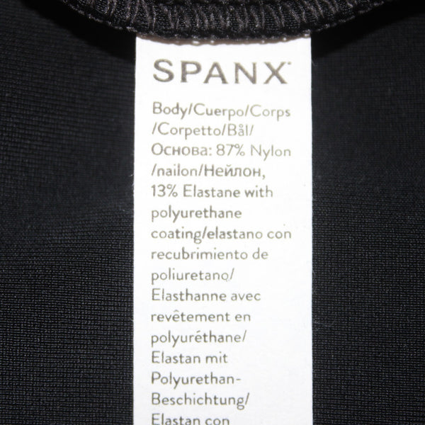 Spanx Pant NEW Sz 3X x 26 Black Pull On Faux Leather Nylon Elastane Pant